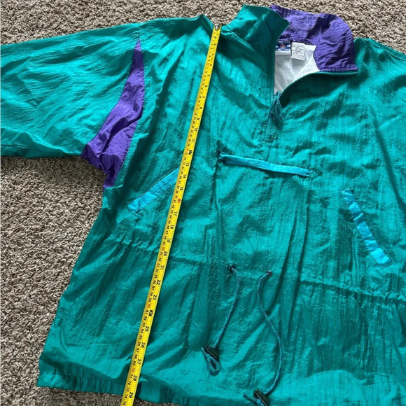 Vintage 90s Pro Spirit Windbreaker Nylon Jacket Size Large Unisex - Picture 4 of 5
